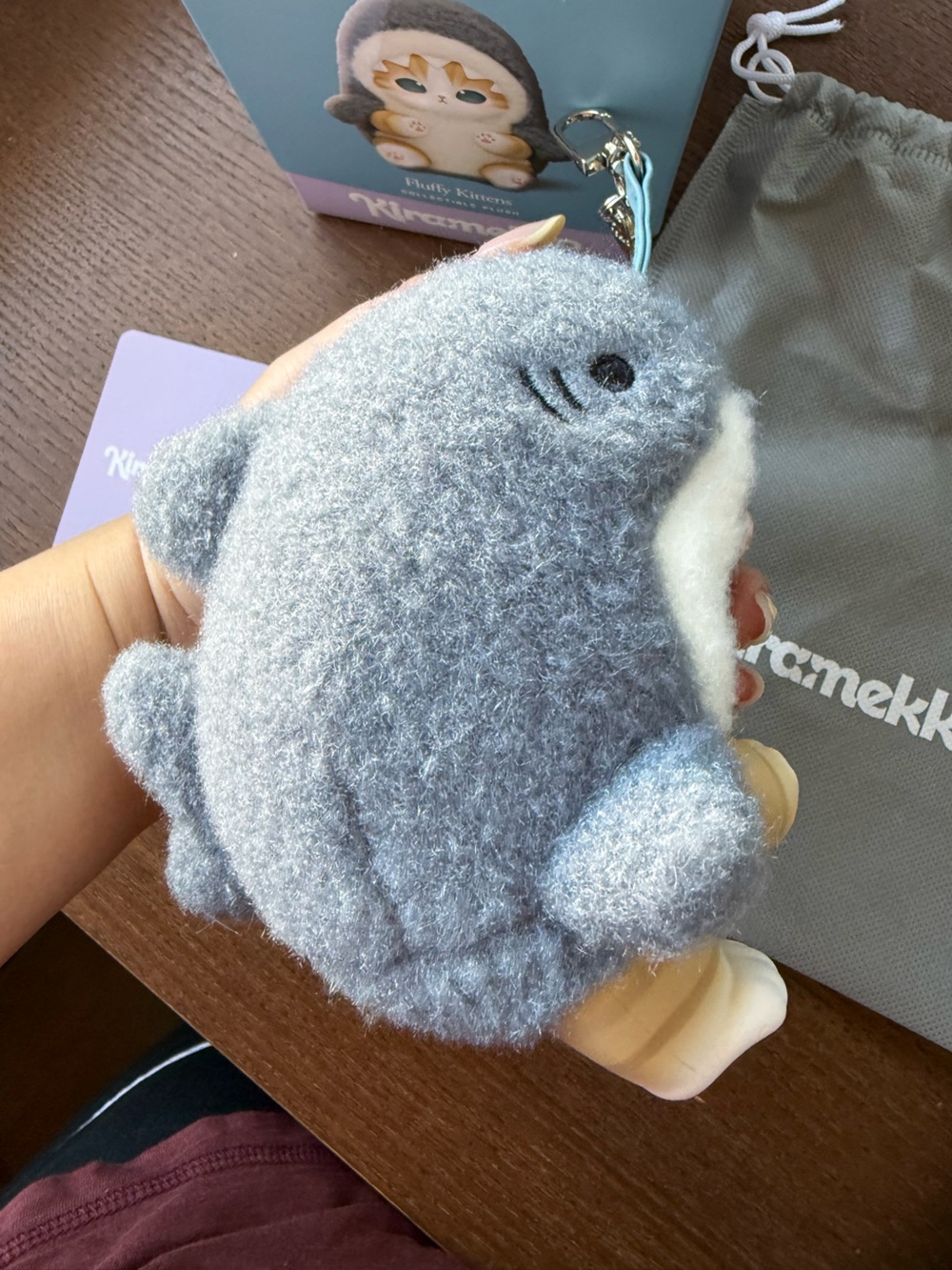 Mofusand Kiramekko Fluffy Kittens Series Plush Pendant Blind Box - Shark - Picture 6 of 16